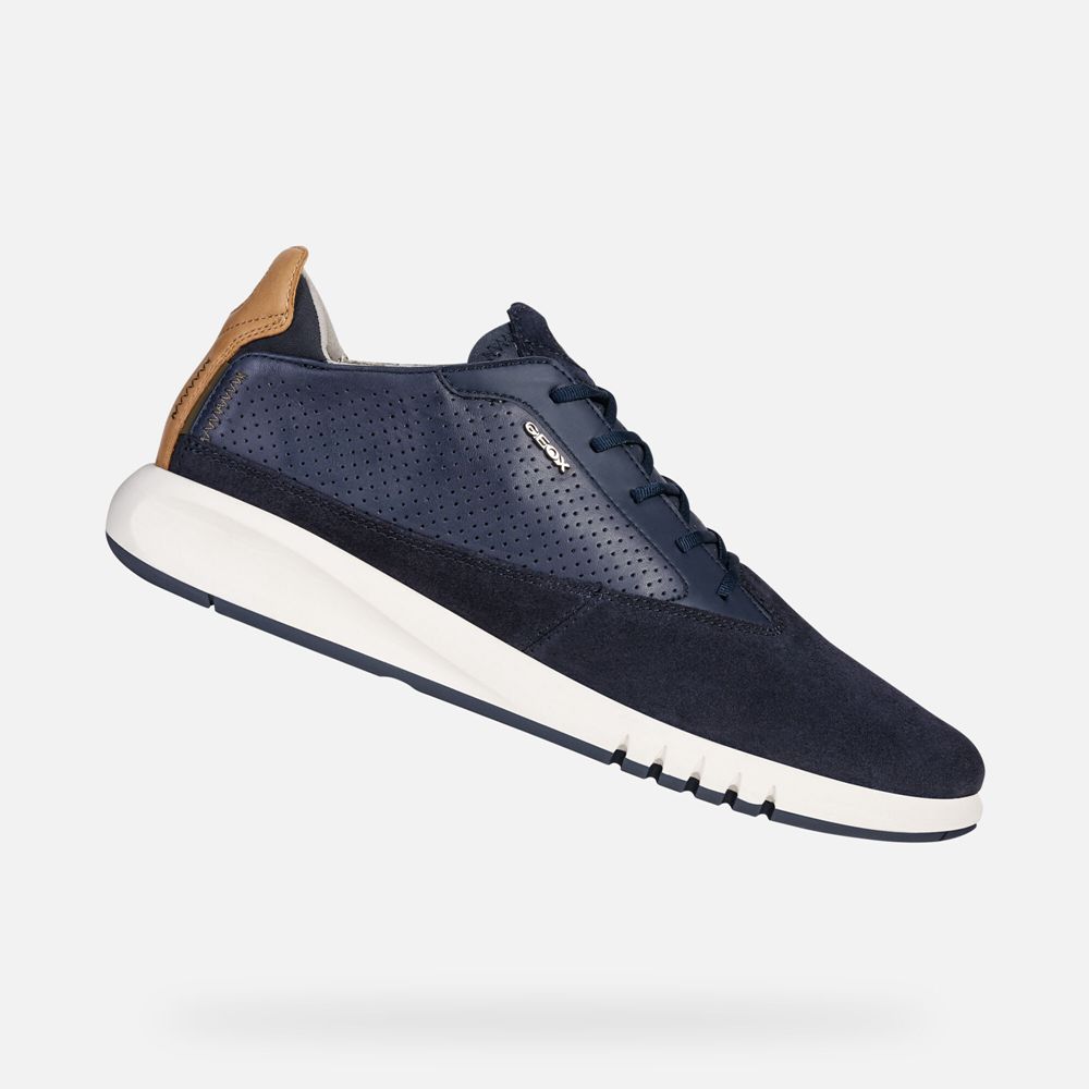 Geox Sneakers Navy Aerantis - Geox Mens Shoes - VHLEWA320